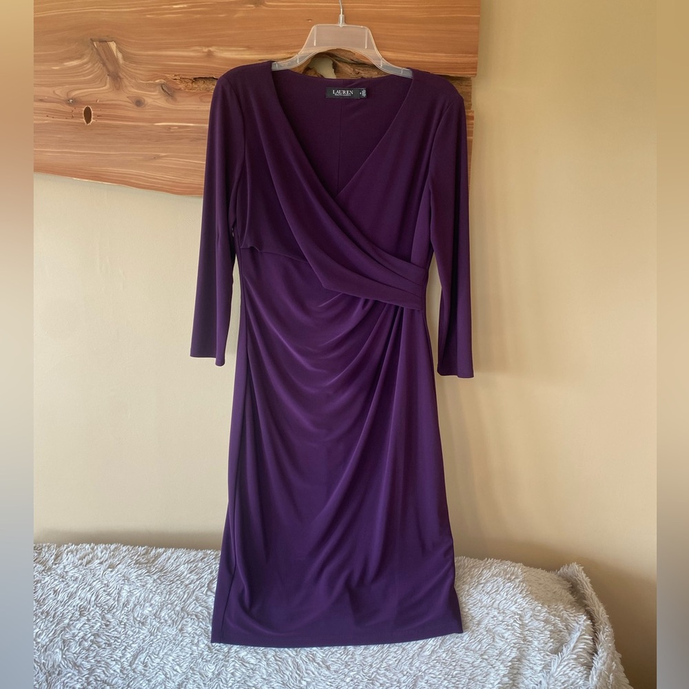 Lauren, Ralph Lauren Purple Wrap Dress